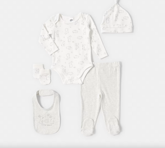 5 Piece Organic Newborn Set