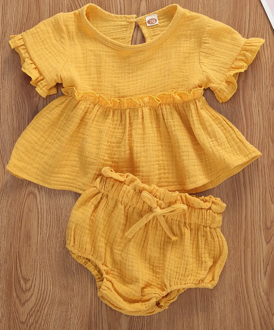 Crinkled Cotton 2 Piece